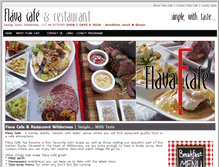 Tablet Screenshot of flavacafe.co.za